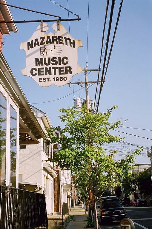 Nazareth, PA : Main Street sign photo, picture, image (Pennsylvania) at