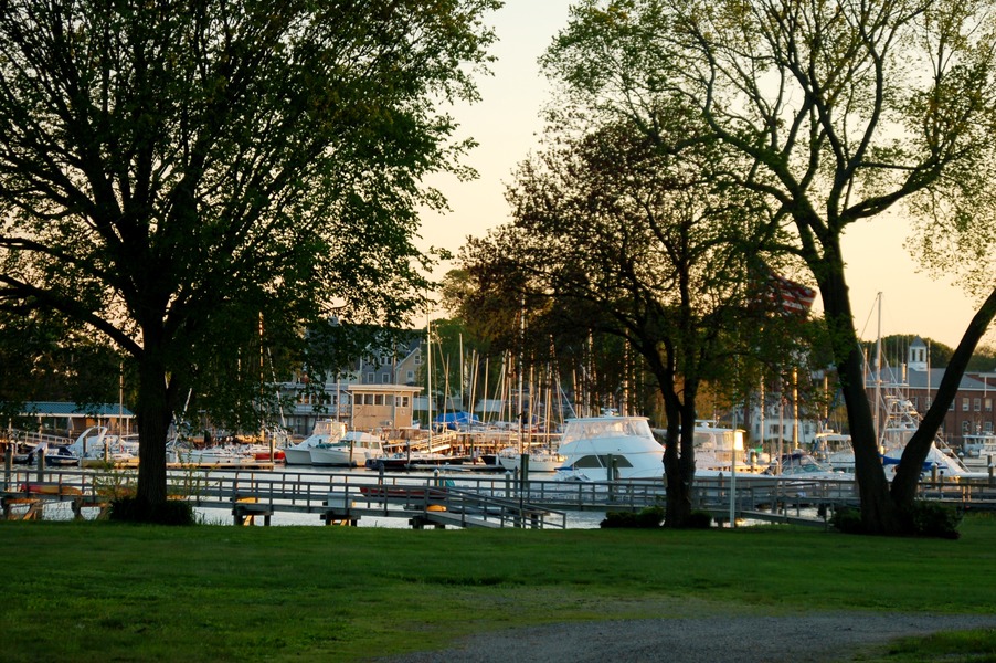 Milford, CT: Milford: Milford Harbor from Gulf Street