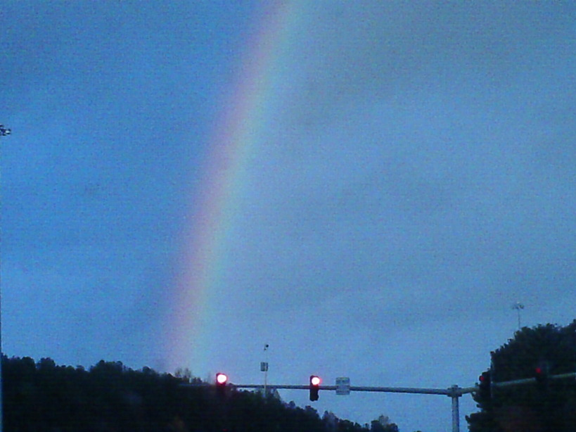 Alpharetta, GA: Rainbow after a big storm on Hwy 400 - Windward Pkwy