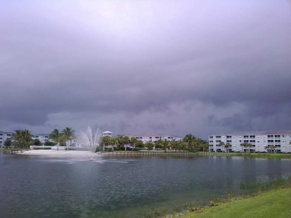 Fort Myers, FL: Storm Arriving Over Fort Myers