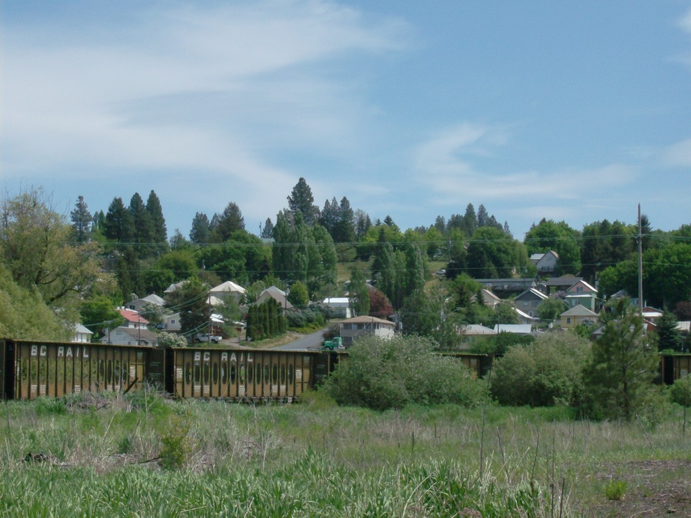 Potlatch, ID: View of Potlatch,ID from the old Potlatch Mill site