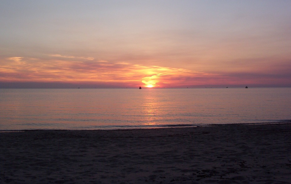 St. Joseph, MI: Sunset at Silver Beach