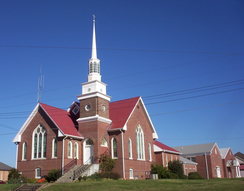 Lawrenceburg, TN: First United Methodist Church in downtown Lawrenceburg, TN.