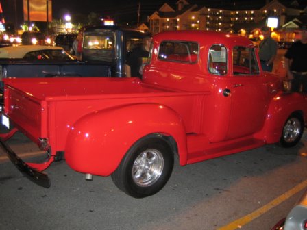 Pigeon Forge, TN: Old Truck during a Rod Run Weekend