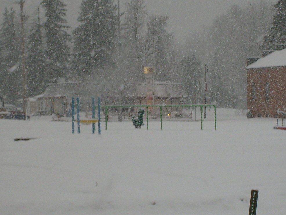 Omer, MI: snow storm in 2007 city hall