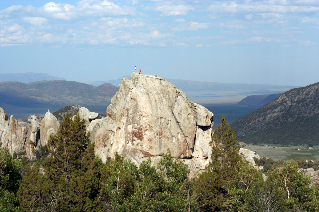 Burley, ID: Overlooking the town Below. Burley, idaho