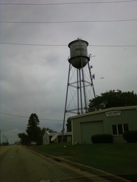 Sublette, IL: Sublette, ILL Water Tower