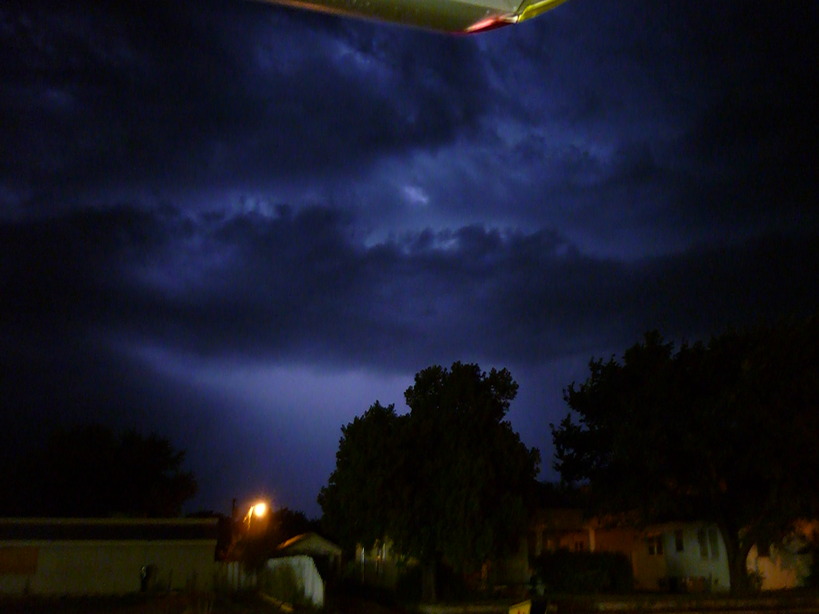 Wellington, KS: Lightning storm over wellington kansas