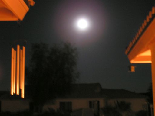Bullhead City, AZ: Full Moon In Fort Mohave - July 2009