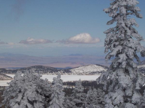 Big Bear, CA: After the storm during Christmas 2008.