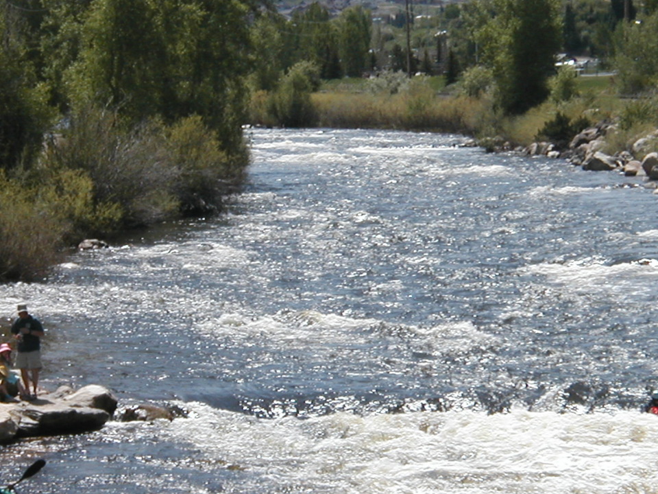 Steamboat Springs, CO: The Yampa River from the 13th Street Bridge