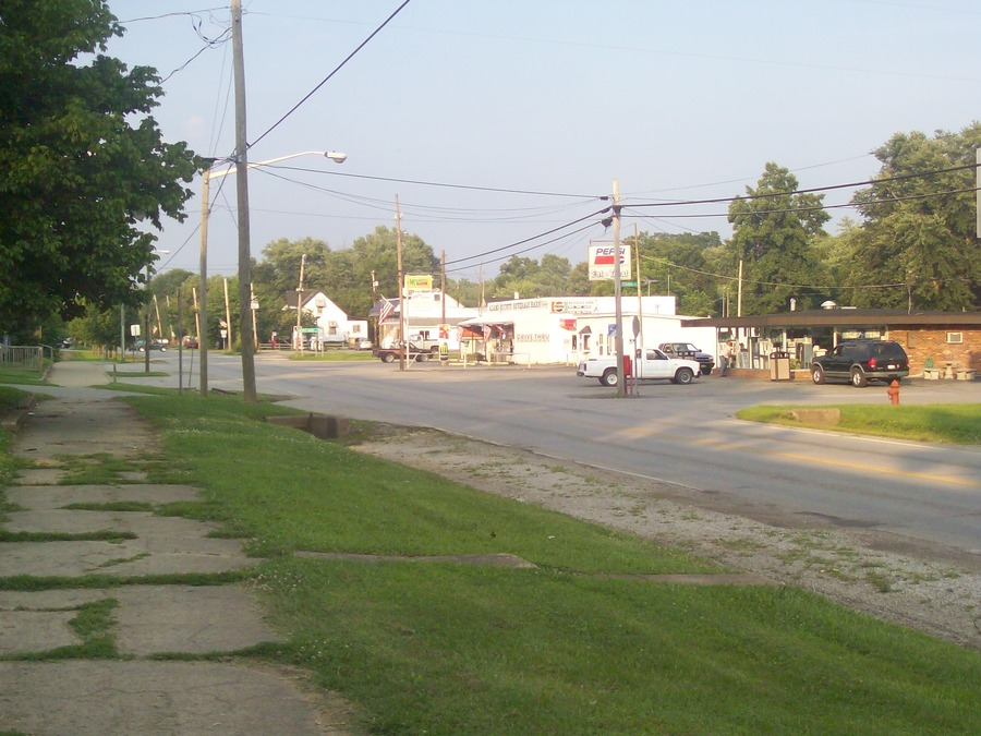 West Manchester, OH: MANCHESTERS DOWNTOWN -STATE ROUTE 52.