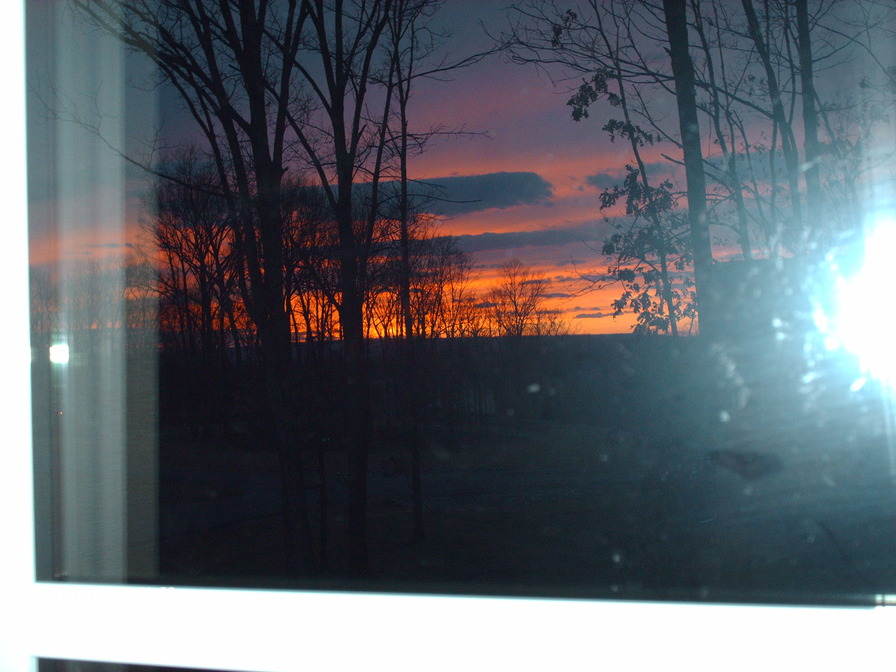 Inwood, WV: sunset view from our backyard