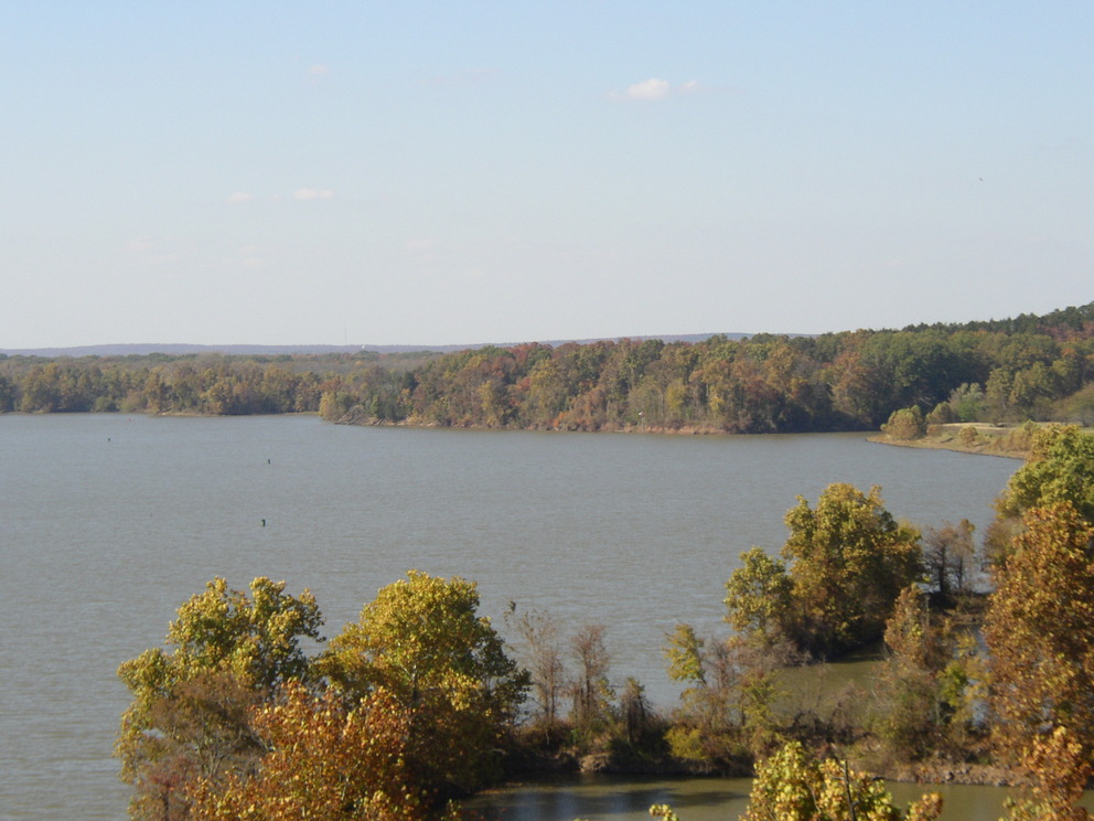 Conway, AR: Lookout over Arkansas River, Conway, AR - Cadron Creek