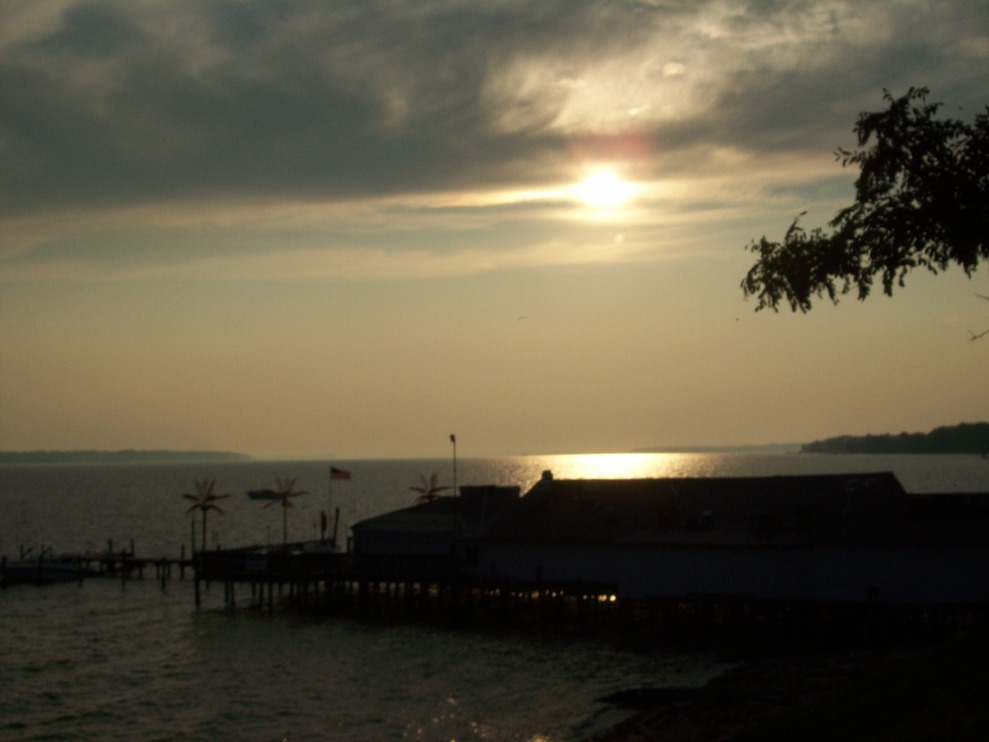 Fairview Beach, VA Sunrise in July photo, picture, image (Virginia