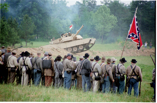 Calhoun, GA: Civil war re-enactment Battle of Resaca takes a new twist.