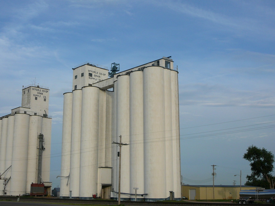 Offerle, KS Offerle Elevators photo, picture, image (Kansas) at city