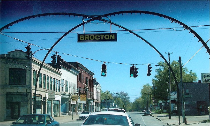 Brocton, NY The Arch over Main Street in Brocton, New York photo