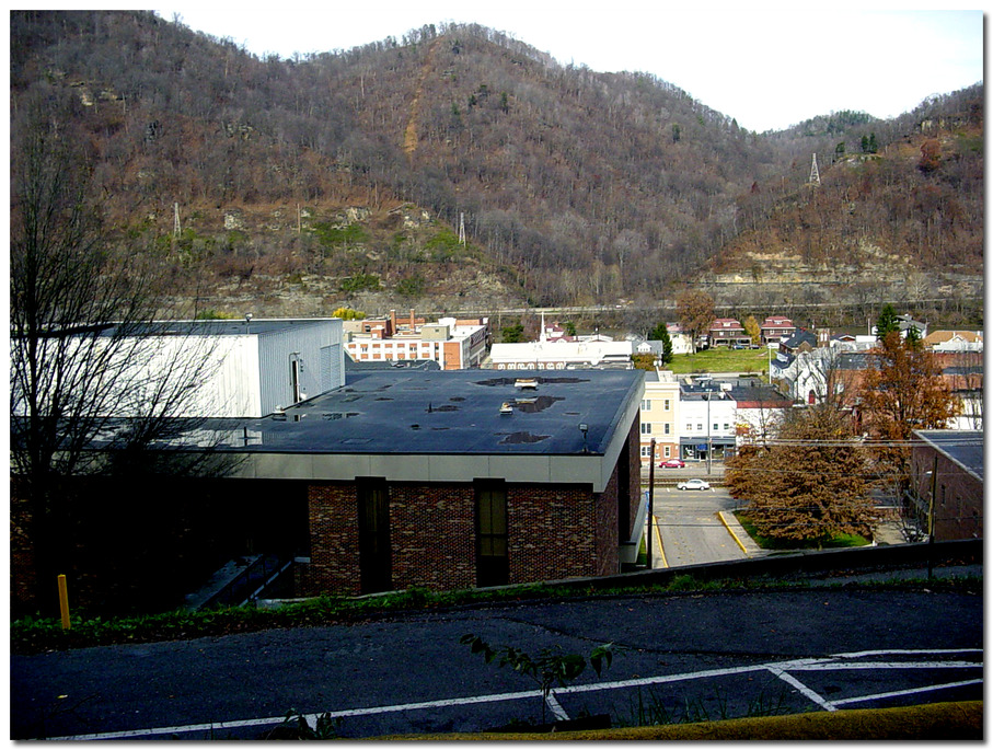 Montgomery, WV: MONTGOMERY AS VIEWED FROM WEST VIRGINIA UNIVERSITY INSTITUTE OF TECHNOLOGY CAMPUS