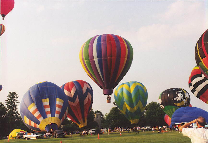Lexington, VA 4th of July Hot Air Balloon Rally at Virginia Military