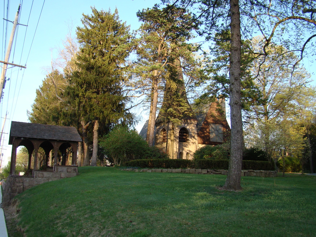 Helmetta, NJ St. Anglican Church at sunset, 56 Main St