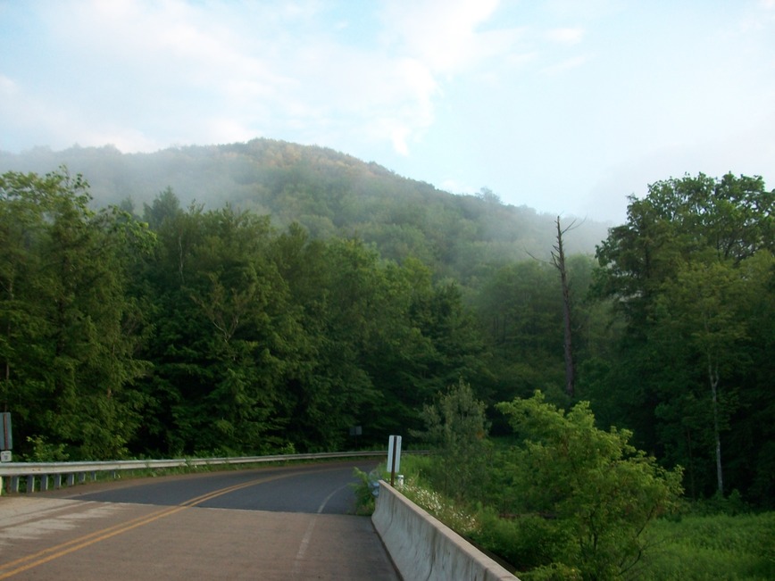 Coudersport, PA: right out side of town