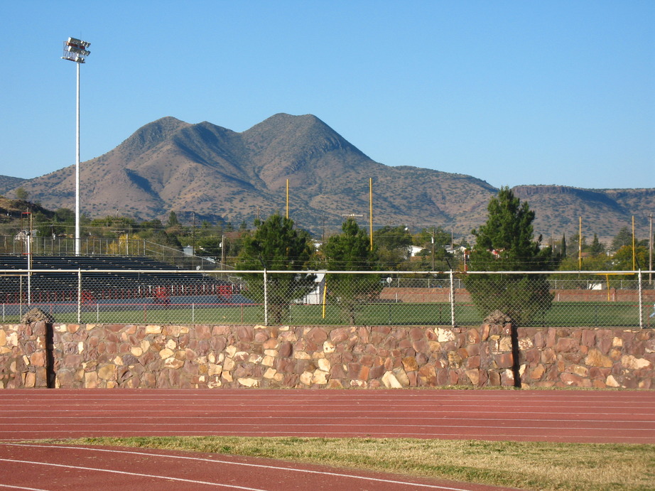 Alpine, TX : Twin Peaks - from Sul Ross State University Running Track