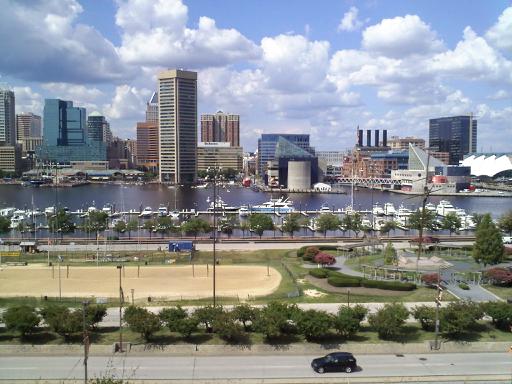 Baltimore, MD: Inner Harbor view from Federal Hill