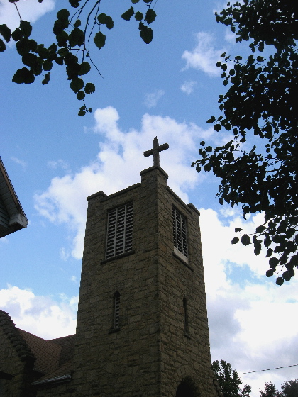 Williamstown, WV: Church On Columbia Avenue..July 2009