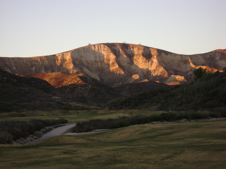 Simi Valley, CA Sunset and White Face taken on Lost Canyon's Golf