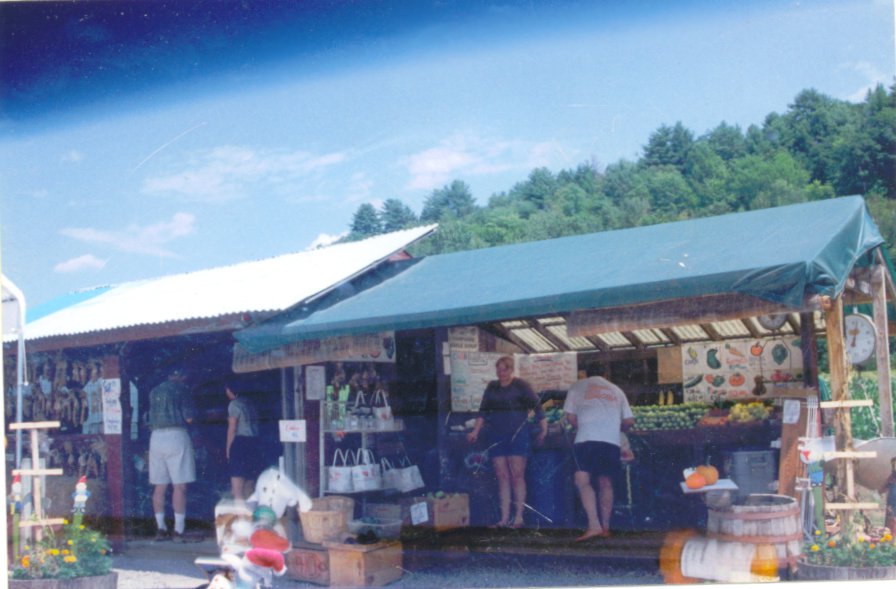 Claremont, NH: Hunter;s Roadside Veggie Stand - West Claremont, NH