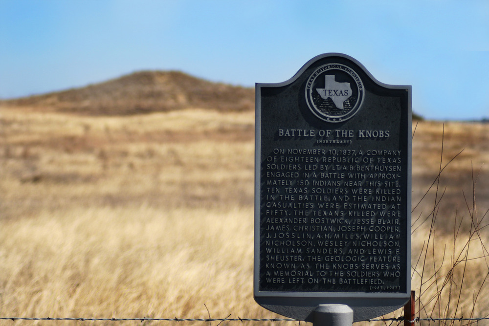 Decatur, TX: Battle of the Knobs Historical Marker