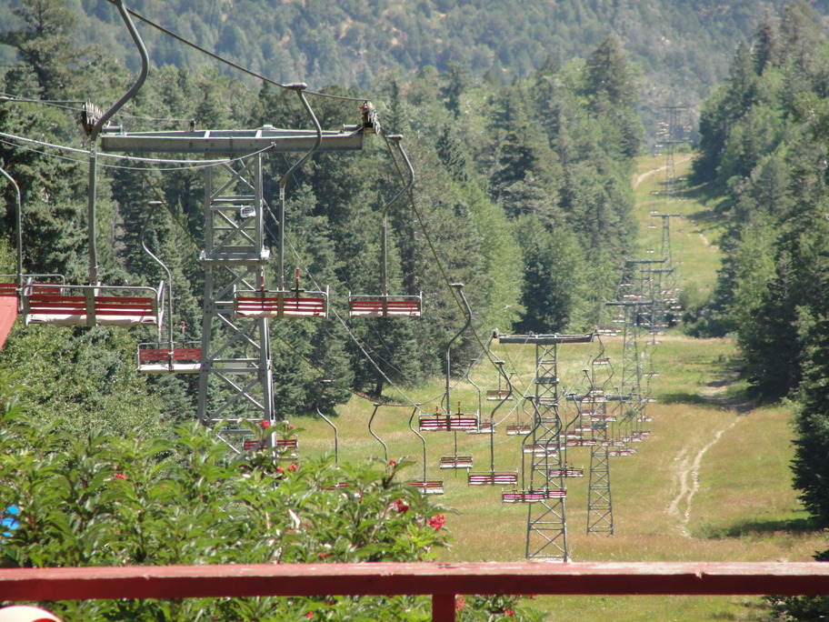 Albuquerque, NM Ski lift at Sandia Peak photo, picture, image (New