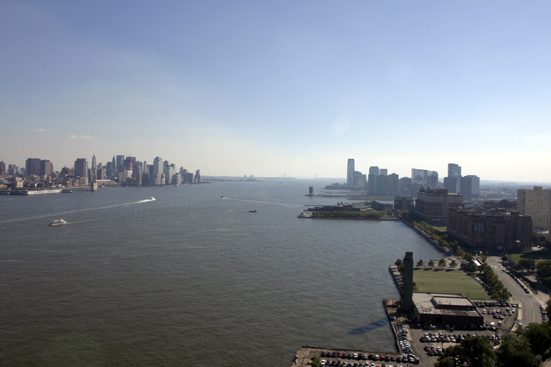Hoboken, NJ: Hoboken Looking south down the Hudson