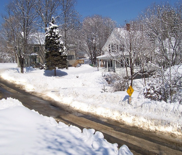 Westbrook, ME: Winter on Cole Street