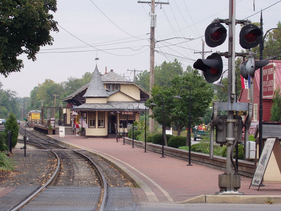 New Hope, PA: New Hope, PA. A historic train station
