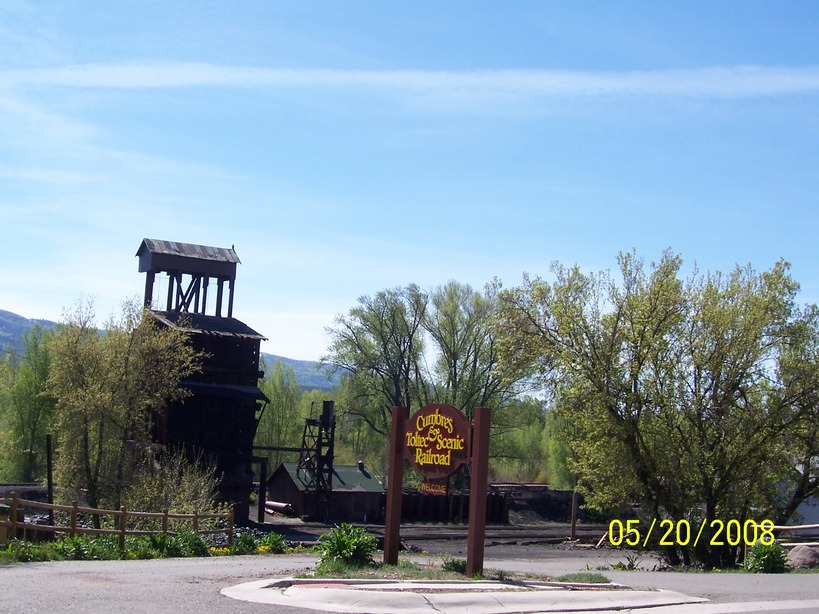 Chama, NM Coal Tower at Cumbres Toltec in Chama, NM photo, picture