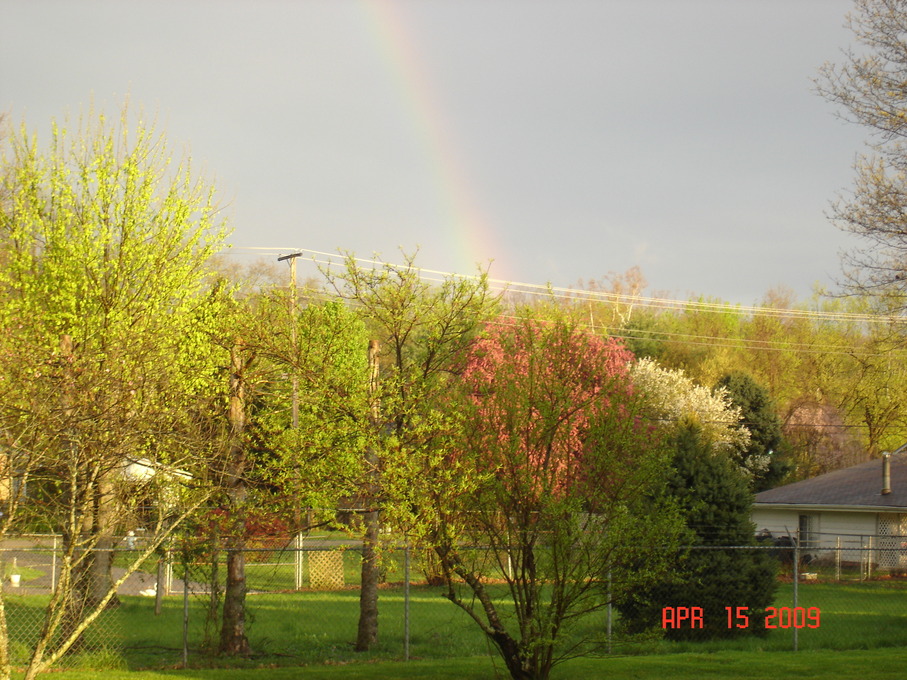 St. Albans, WV: spring with rainbow