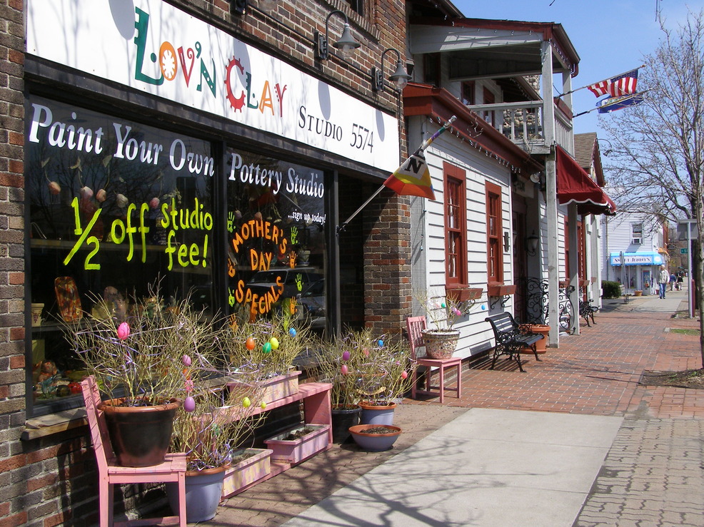 Williamsville, NY: Shops along Main Street