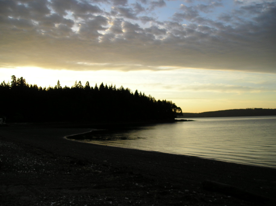 Brinnon, WA Another Sunrise off Hjelviks Rd. photo, picture, image