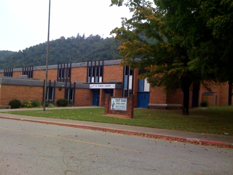 East Bank, WV The middle school in East Bank. photo, picture, image