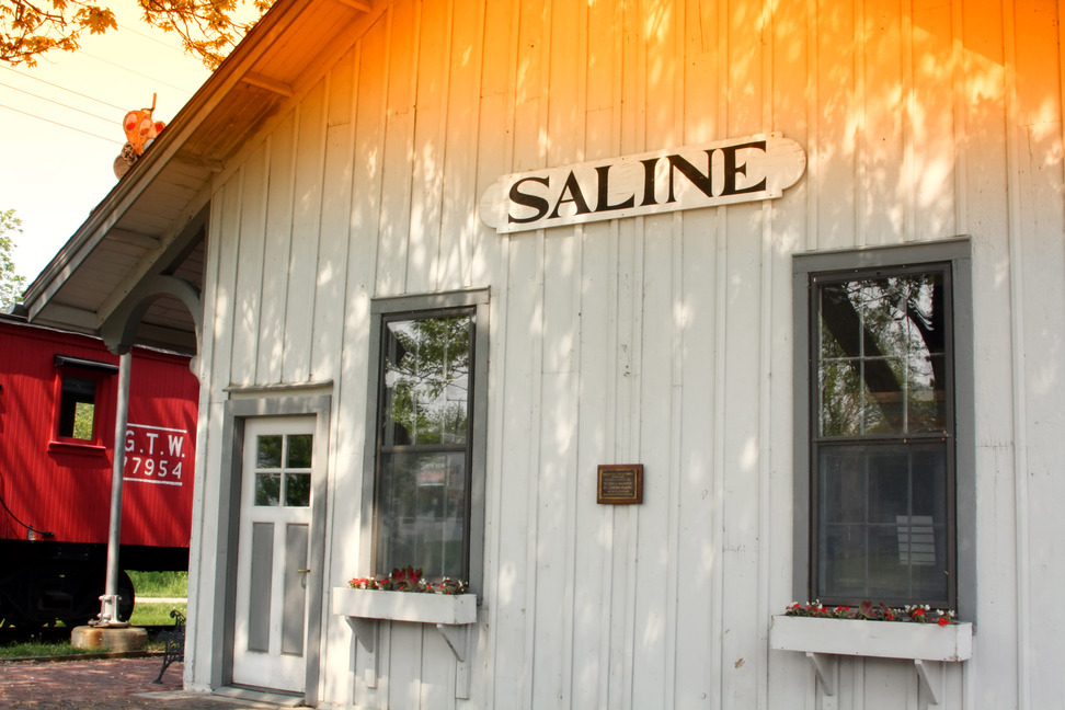 Saline, MI: Saline Depot Museum, Saline MI. If you're into railroading history, don't miss this one. No noise here either as tracks are inactive.