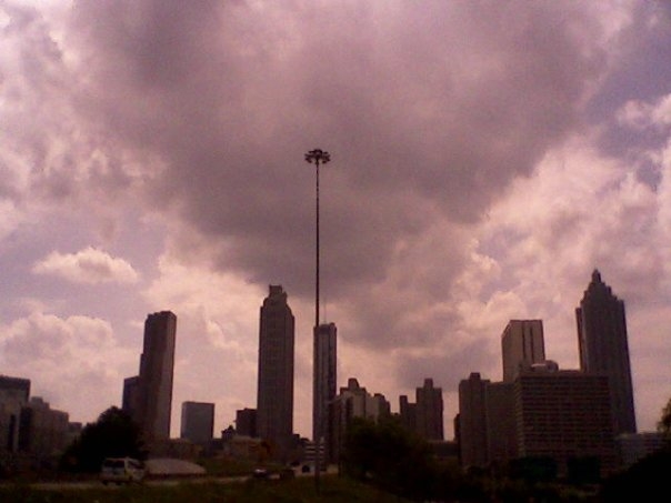 Atlanta, GA: Skyline before the rain