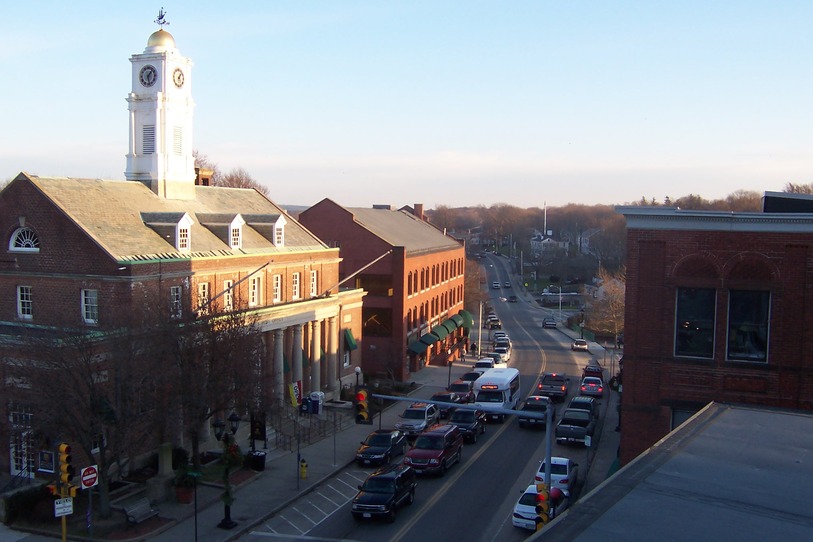 Plymouth, Ma : The Plymouth Central Post Office And Main St Ext. Taken 