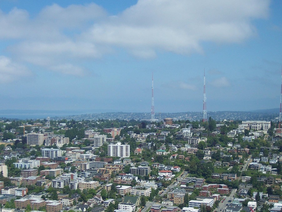 Seattle, WA: Residential and business area of Seattle.