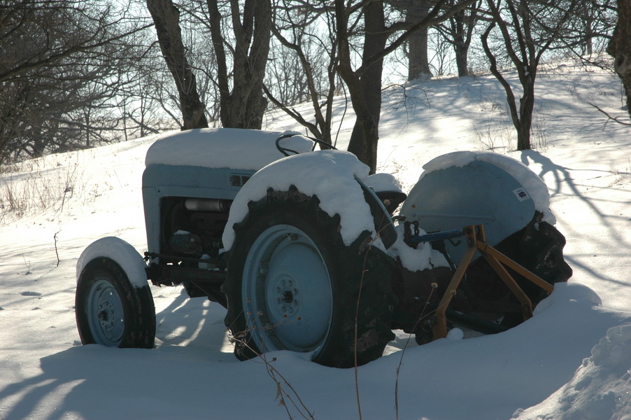 Oregon, IL: The Old Ford on a Winters Day