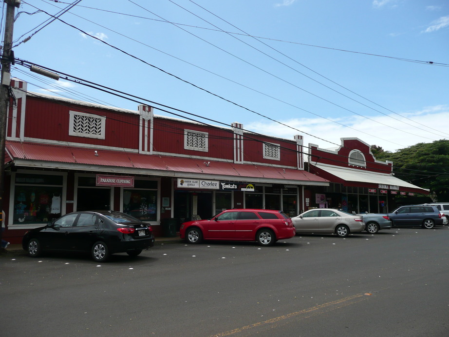 Koloa, HI : Koloa Road shops photo, picture, image (Hawaii) at city ...