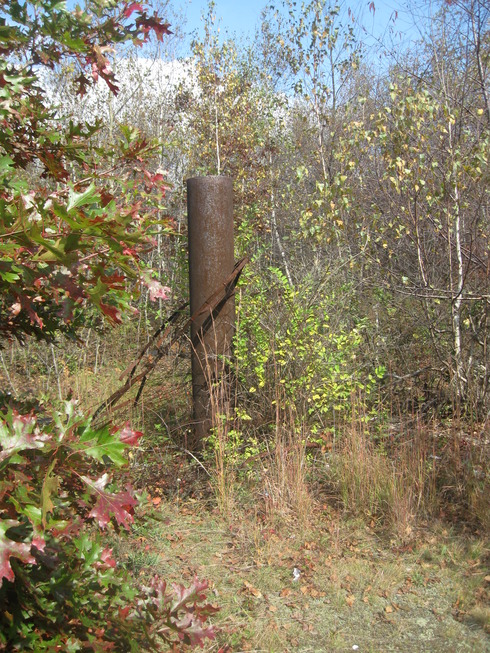 Centralia, PA: Old vent pipe near cemetary