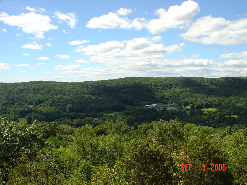 Southbury, CT: From Platt Park-Overlooking South Britian