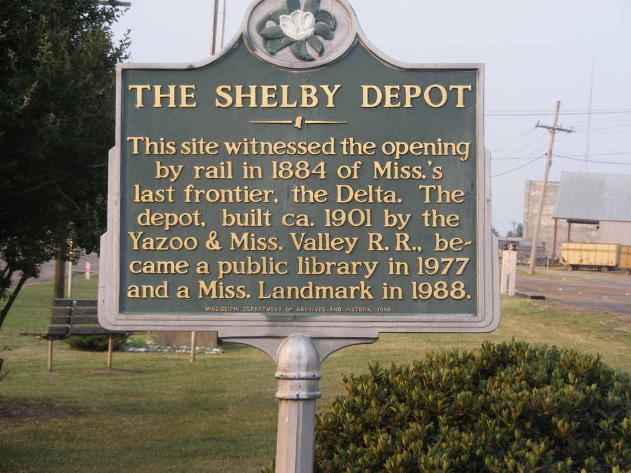Shelby, MS: Historical Marker in Shelby, Mississippi